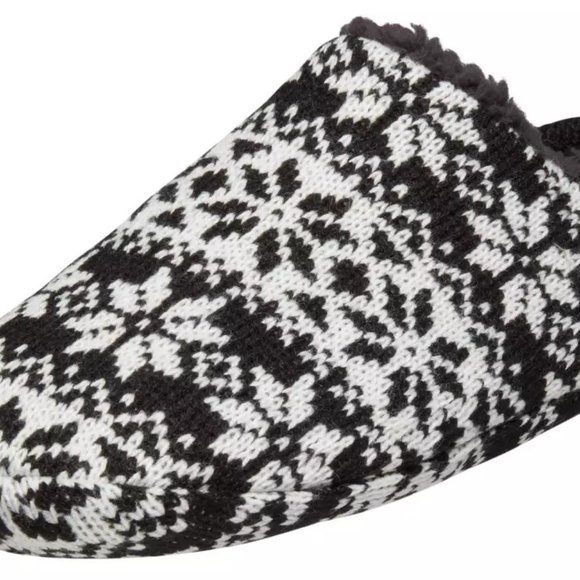 NWT Northeast Outfitters Men's Cozy Cabin Slippers Size Large (Snowflake) - Picture 8 of 11